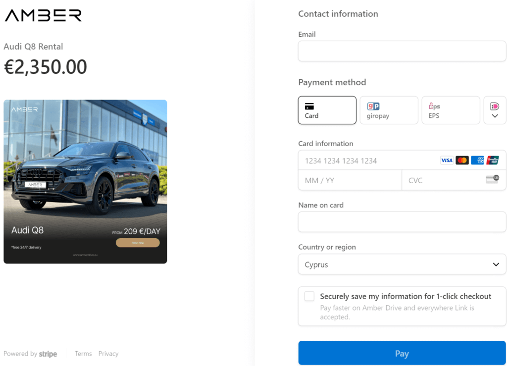 Luxury Car Rental France