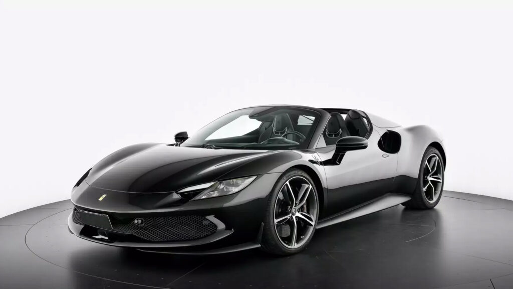 Ferrari 296 GTS Black Front